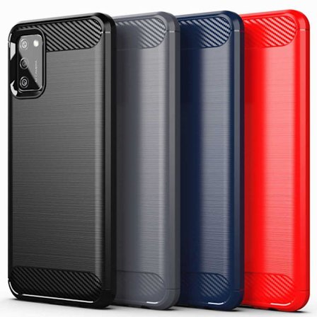 Stöttåligt Armor Carbon TPU-skal Samsung A02s - fler färger