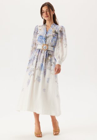 FOREVER NEW-Peyton Trim Detail Midi Dress-40(UK12)