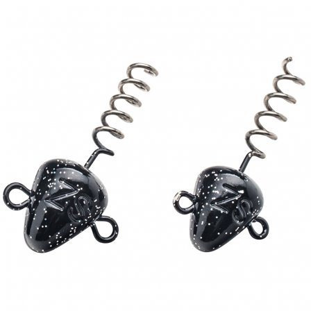 Svartzonker Screw-In-Head 50g (2-Pack), Black Glitter Lead