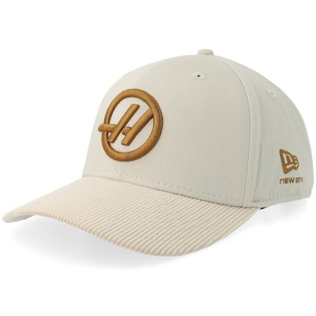 New Era - Motor Beige adjustable Keps - Haas F1 26 Cord 9SEVENTY Stone Adjustable @ Hatstore