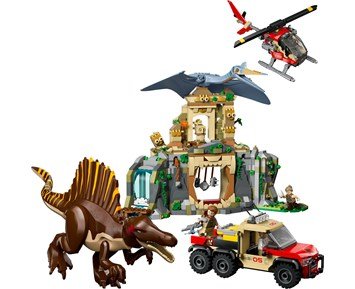LEGO-Jurassic World Helikopteroppdrag med spinosaurus og quetzalcoatlus 76976-Helikopteroppdrag med spinosaurus og quetzalcoatlus 76976-LEGO-LEGO
