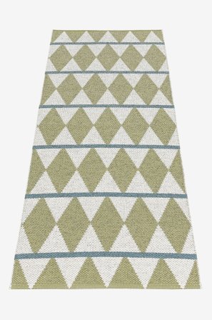 Horredsmattan - Plastmatta Zigge 70x150 cm - Grön - Plastmattor - 70X150 - Från Homeroom