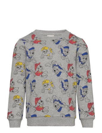 Minymo Sweatshirt Ls Aop - Grey - 104