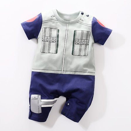 Mub- Tilpasset børns cosplay-tøj 0-1 år gammel baby heldragt japansk anime cosplay babytøj personlighed romper kostume