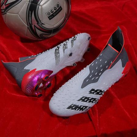 Fodboldsko Herre Assassin 15 Low-top Tf Broken Nails Børnespil Træningssko Ag Lange negle Kunstgræs læder fodboldsko white 34