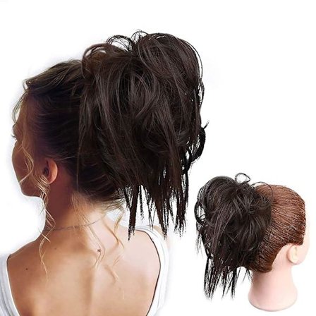 Tousled Updo Messy Bun Hårstykke Hår Bun Extension Hestehale Med Elastisk Gummibånd Updo Extensions Hårstykke Syntetisk Hår Extensions Scrunchies