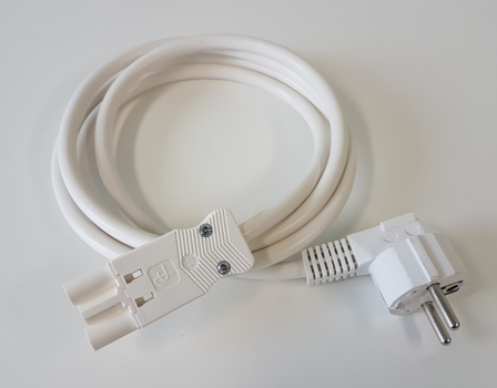 Gycom 65688 Tilkoblingskabel 3-polet, 1,5 mm², 2 meter, Stikkontakter & kabler