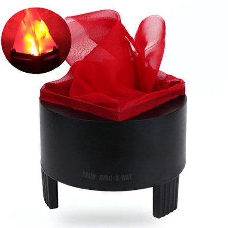 LED Flamme Lampe - TD - Halloween Dekoration - Glødende Effekt - 3W - 12cm x 12cm x 8.5cm