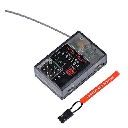 2.4GHz Spektrum SR3100 DSM2 3-kanals Surface DSM2 Mottagare för RC BIL RC BÅT
