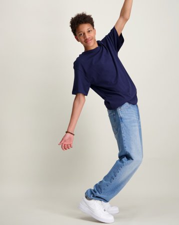 Jack & Jones JJICHRIS JJORIGINAL SBD 192 Niebieski Jeansy Chłopiec - Kids Brand Store