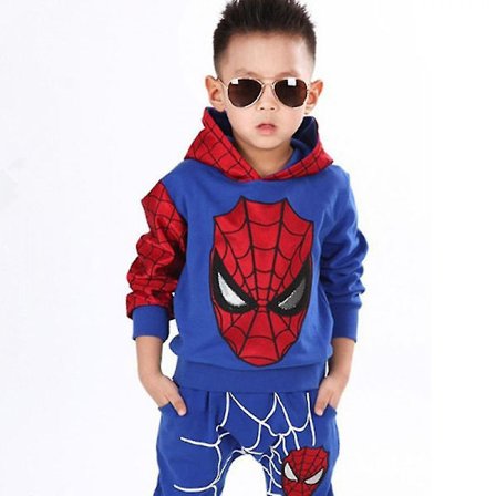 Kids Boy Spiderman Urheiluvaatteet Huppari Sweatshirt Housut Puku k
