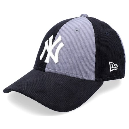 New Era - New York Yankees Cord 9FORTY Black Adjustable Adjustable Black Cap - MLB @ Hatstore