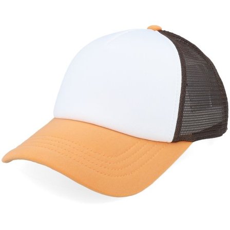 Beechfield - Svart trucker Keps - Chocolate/Dark Amber Foam Retro Trucker @ Hatstore