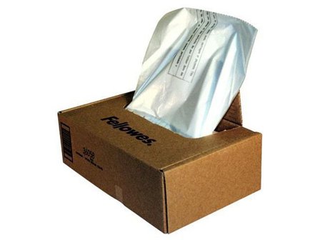 Fellowes Påse till dokumentförstörare 121L/143 50/fp - Lyreco - Kontorsmaskiner - Dokumentförstörare - Säckar och påsar