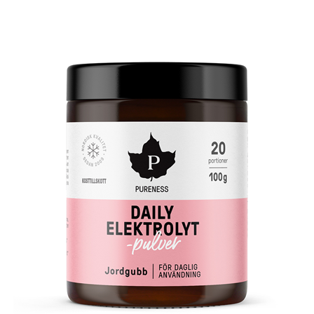 Pureness Daily Elektrolyttpulver Jordbær 100 g