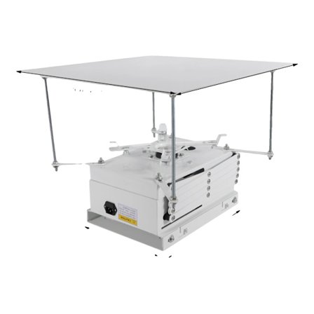 Elektrisk Liftprojektorhållare, Takmonterad, 10 kg Lastkapacitet, Fjärrkontroll,VIT