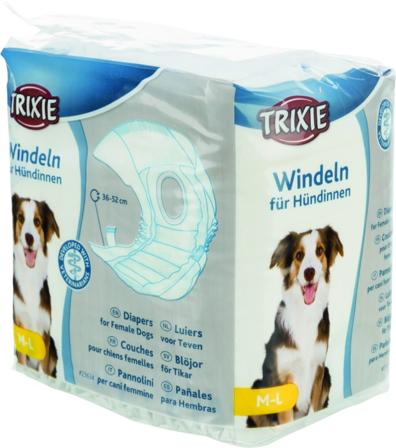 Trixie - Trixie narttukoiran vaipat - M-L 36-52 cm - 12kpl