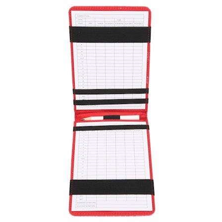 Golf Scorecard Holder PU Læder Scorekort Bog Golf Score Card Keeper til Udendørs Sport