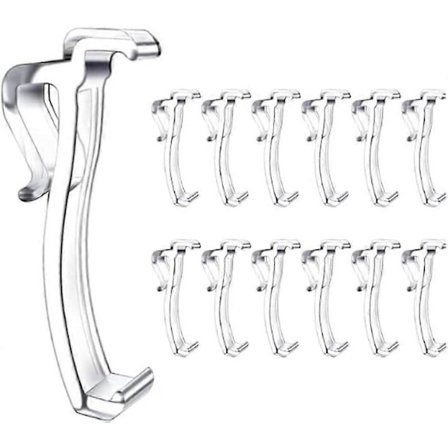 2,5 tums kappa clips fönster persienn clips klar plast kappa hållare