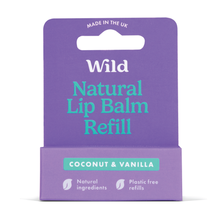 Wild Lip Balm Coconut Vanilla Refill, 4,5 g