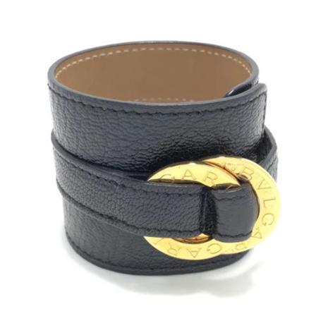 Bvlgari Vintage Pre-owned Bracelet , Zwart , unisex , Maat: ONE Size Vintage Sieraden