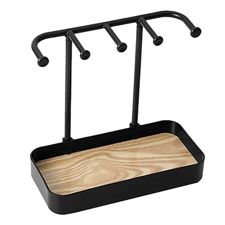 Smykkestativ for skrivebord, øredobber, halskjeder, hårtilbehør, oppbevaringsstativ for øredobber, armbåndsutstillingsstativ, nøkkelstativ, 