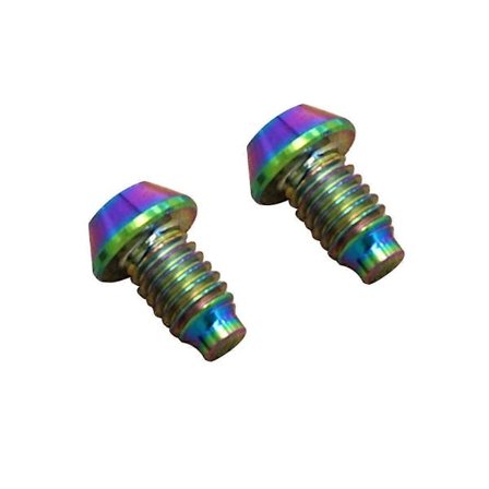 2 KPL TC4 Titaani Hydraulinen Levyjarru Ilmausruuvi Maastopyörän Jarru Ruuvi - Häikäisevät Värit