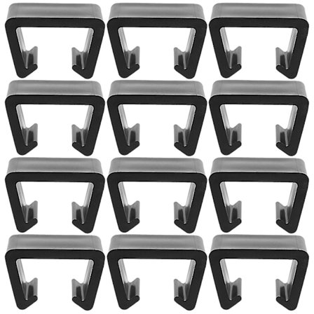 12 stk hagemøbelklemmer Utemøbelklemmer Utendørs sofa Utemøbel Kobler sammen klemmer