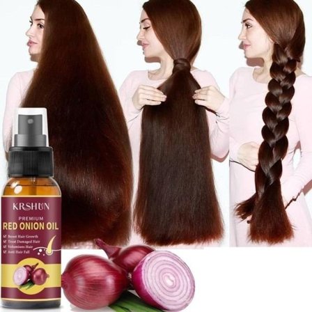 Løg sort frø hår olie spray til naturlig hårpleje og vækst forebygge hårtab