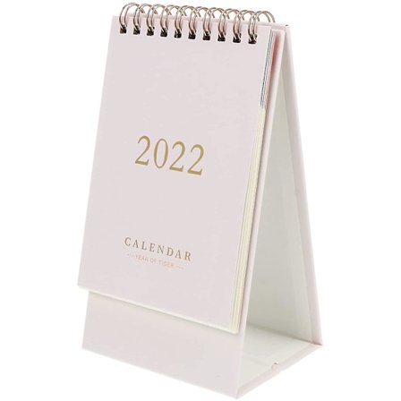 2021-2022 Työpöytäkalenteri Mini Työpöytä Seisova Käännettävä Kuukausittainen Kalenteri Muistio Kirja Koulu, Koti, Toimisto