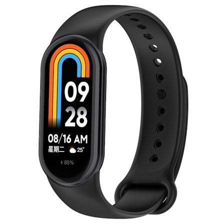 Silikonerem Xiaomi Smart Band 8 Sort