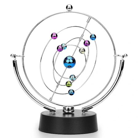 Kinetisk Konst Asteroid - Elektronisk Perpetuum Mobile Skrivbordsleksak Heminredning