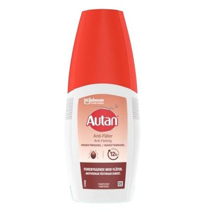 Autan Anti-Flåter Pumpespray 100 ml, Tøj & Bolig, Flåter & Lopper, Flåtfjernere
