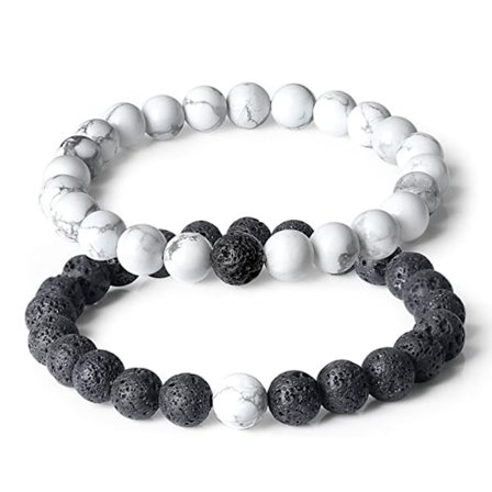 Stenbomb nubuck par armbånd seks rep