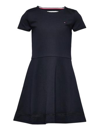 Punto Skater Dress S/S Dresses & Skirts Dresses Casual Dresses Short-sleeved Casual Dresses Marineblå Tommy Hilfiger