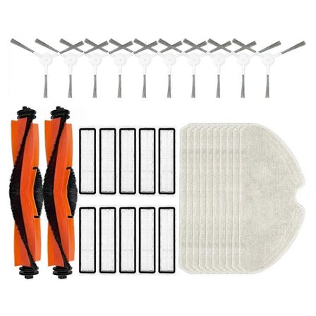 For F9 Pro Robotstøvsuger Hovedsidebørste Hepa-filtre Moppeputer Erstatning Reservedeler