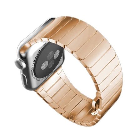 Apple Watch 38mm Klockband i rostfritt stål - Rose guld