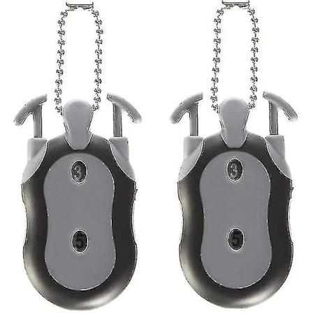 Golfpoängräknare Golf Slagräknare 2-i-1 Dubbel Ratthandhållen Klickräknare För Räkning Och Golfpoäng (grå 2 st)