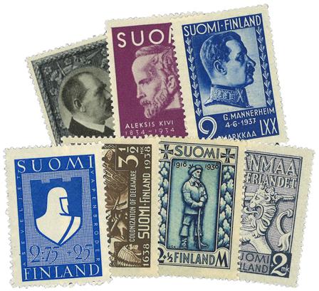 Finland 1931-1941 - 7 forskellige frimærker - Postfrisk