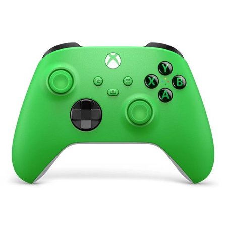 Microsoft Xbox Wireless Controller Series X|S Velocity Green -ohjain – Bluetooth, USB-C, Share-painike