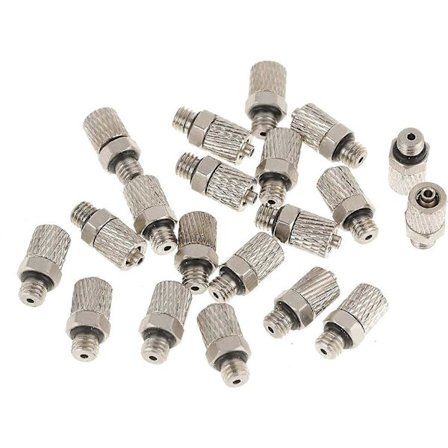 20 st M5 4mm Luftslang Snabbkoppling, Rak Hane Pneumatisk Luft Rak Anslutning Luft Snabbkoppling