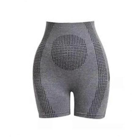 Nye MicroVibration Massage Modul Is Silke Ion Fiber Reparation Formende Shorts-Xin grey L