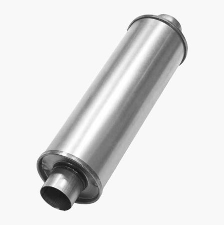 Ljuddämpare aluminiserat stål 64 mm