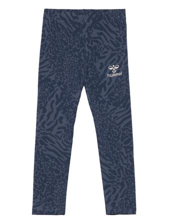 Hmlwild Tights Running/training Tights Blå Hummel*Betinget Tilbud