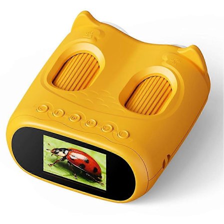 Mikroskop Teleskop 2 i 1 Børns Optiske Pædagogiske Legetøj 2MP HD Kamera Børnemikroskop 1000x Julegaver A(h)