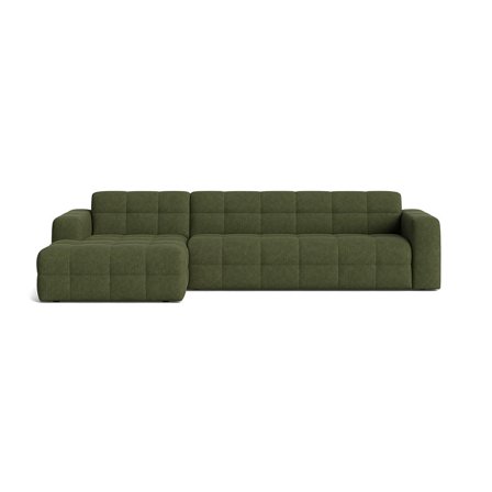 Paris chaiselong sofa, venstrevendt - Aragon Grøn - 318x162x77cm - Elegant og Robust Design, Eksklusivt midtpunkt med Uovertruffen Komfort