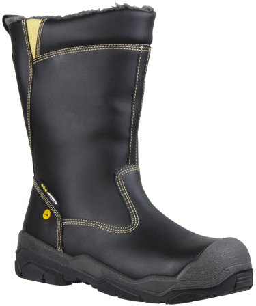 Jalas 1898 Winter King Vernestøvel S3, svart, varmfôret 44, Sko