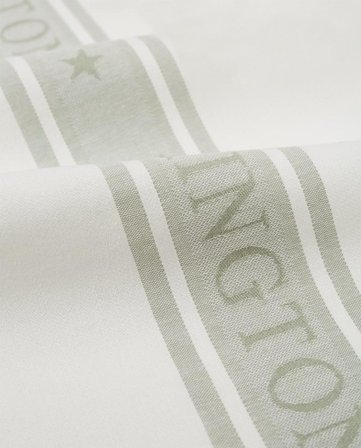 Lexington Icons Kjøkkenhåndkle Jacquard White-SageGreen 50x70
