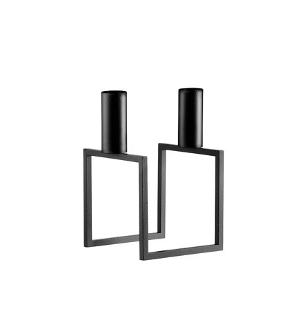 by Lassen Line Black, Tøj & Bolig, Indretning, Lysestager