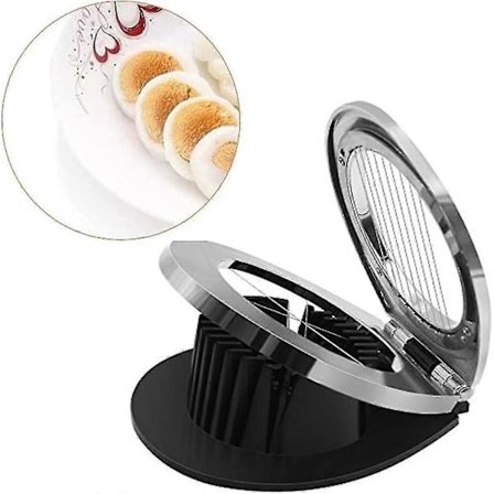 3-i-1 Eggdeler - Jordbær, Banandeler med 3 Skjærestiler